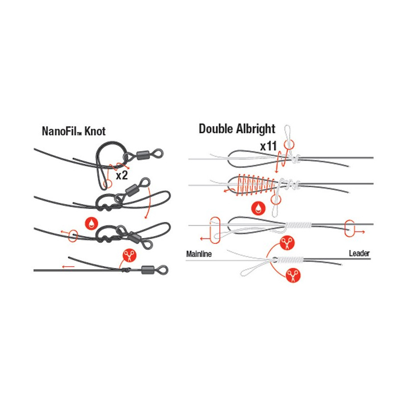 NanoFil biały 125m / 0.08mm Berkley