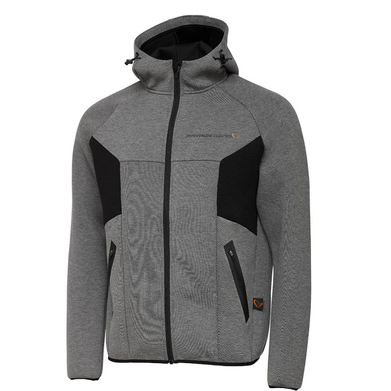bluza-na-zamek-tec-foam-ciemnoszary-melanz-savage-gear