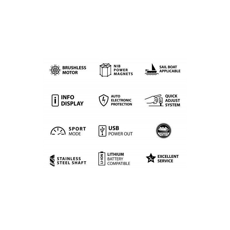 Elektryczny silnik zaburtowy Rhino BLX 110 9935110 Elektryczny silnik zaburtowy Rhino BLX 110 9935110