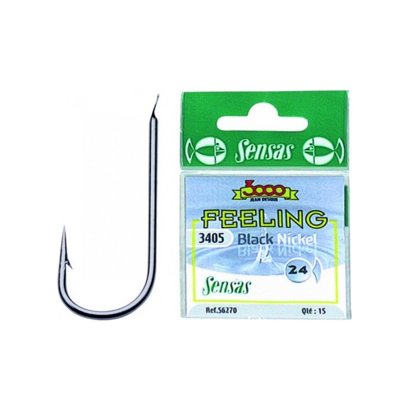 Haczyki Sensas 3405 BLACK Nickel hak 16 Haczyki Sensas 3405 BLACK Nickel hak 16