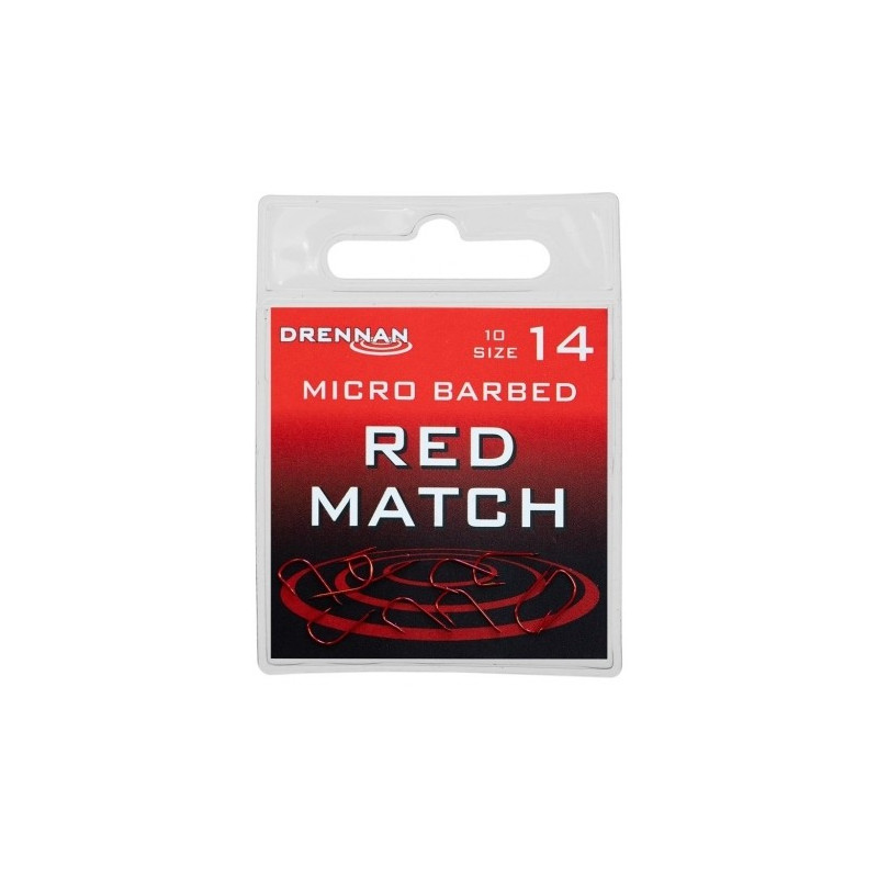 Haczyki Drennan Red Match hak 16 Haczyki Drennan Red Match hak 16