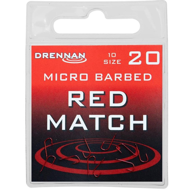 Haczyki Drennan Red Match hak 16 Haczyki Drennan Red Match hak 16
