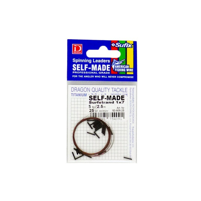 Przypon Dragon Self Made Surfstrand 250cm / 5kg Przypon Dragon Self Made Surfstrand 250cm / 5kg
