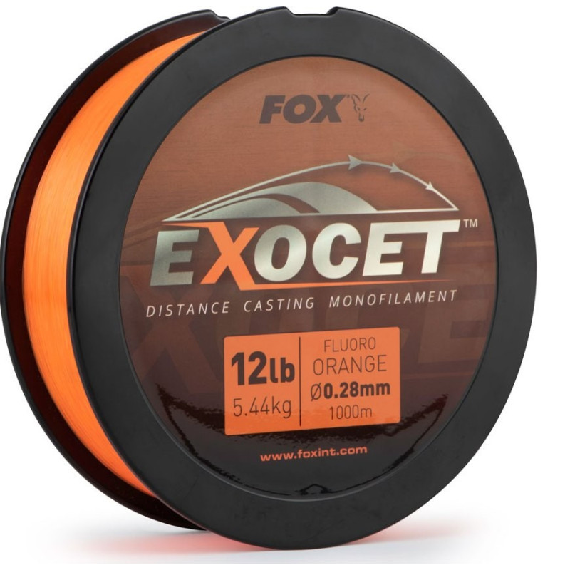Żyłka FOX Exocet Fuoro Orange Mono 1000m / 0,35mm Żyłka FOX Exocet Fuoro Orange Mono 1000m / 0,35mm