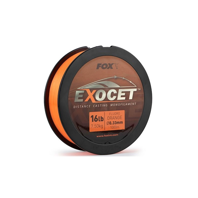 Żyłka FOX Exocet Fuoro Orange Mono 1000m / 0,35mm Żyłka FOX Exocet Fuoro Orange Mono 1000m / 0,35mm