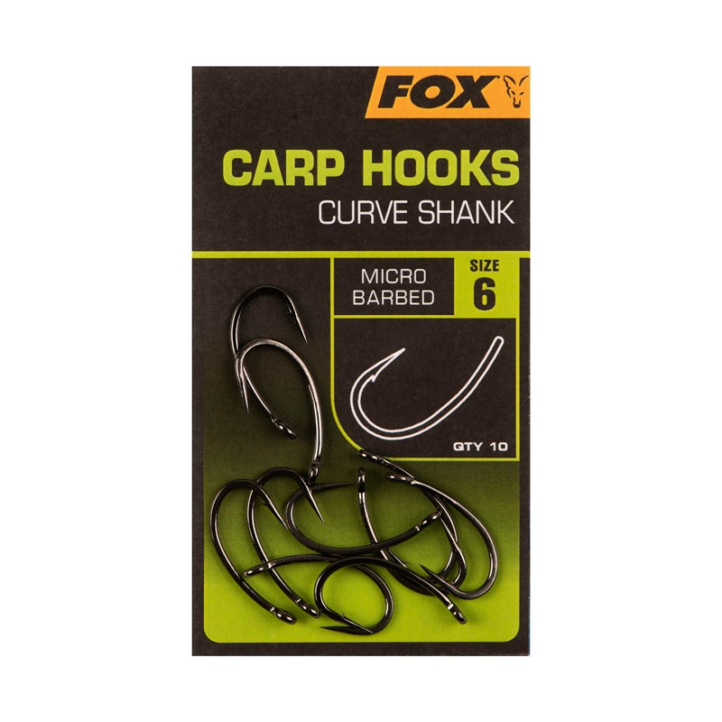 Haczyki FOX Curve Shank Carp hak 6 Haczyki FOX Curve Shank Carp hak 6