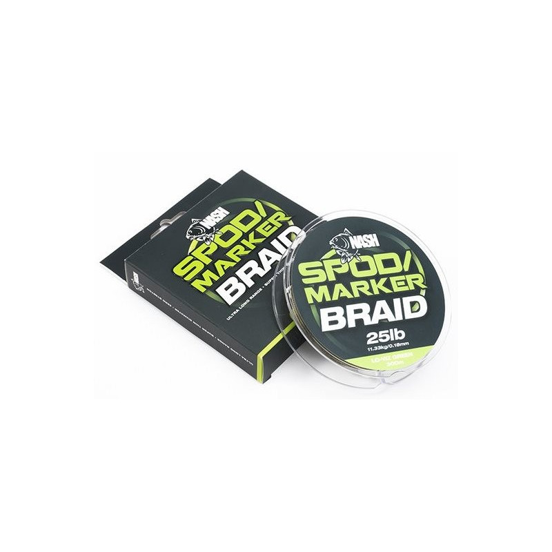 Plecionka NASH Spod & Marker Braid 300m - 0.18mm 25lb żółty Plecionka NASH Spod & Marker Braid 300m - 0.18mm 25lb żółty