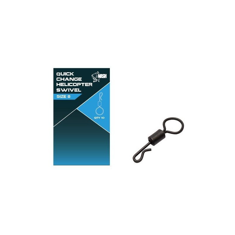 Krętlik NASH Quick Change Helicopter Swivel Size 8 roz. 8 Krętlik NASH Quick Change Helicopter Swivel Size 8 roz. 8