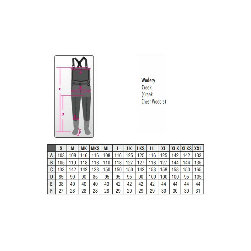 Wodery Traper Creek roz. XL Wodery Traper Creek roz. XL