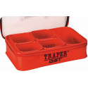 Zestaw pojemników Traper PVC GST 36121 CZERWONY / 30x45x10cm / 14x28x9cm / 4x 14x14x9cm
