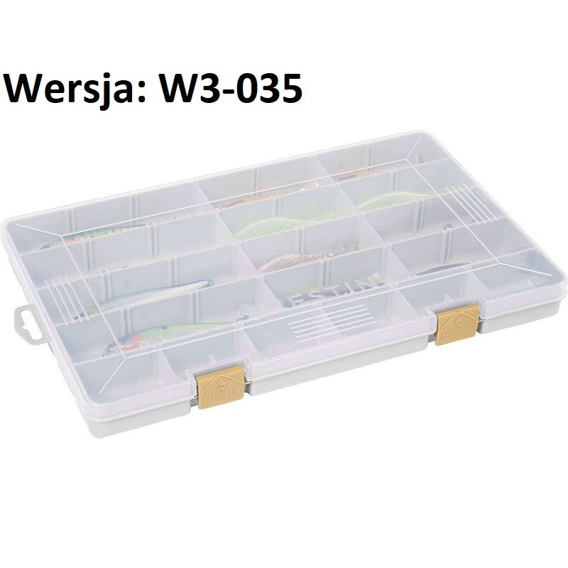 Pudełko Westin W3 Tackle Box B02-706-027 / 27.5 x 18.5 x 4.5 cm Pudełko Westin W3 Tackle Box B02-706-027 / 27.5 x 18.5 x 4.5 cm