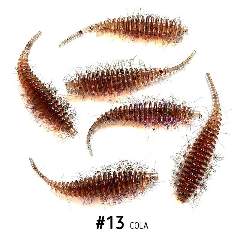 Przynęta Fishbay Robak/Worm Hairy 4,5 cm 16 Silver