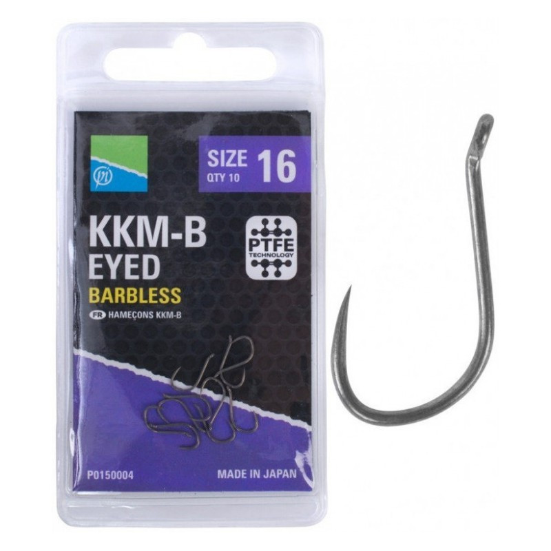 Haczyki Preston KKM-B Barbless hak 18 Haczyki Preston KKM-B Barbless hak 18