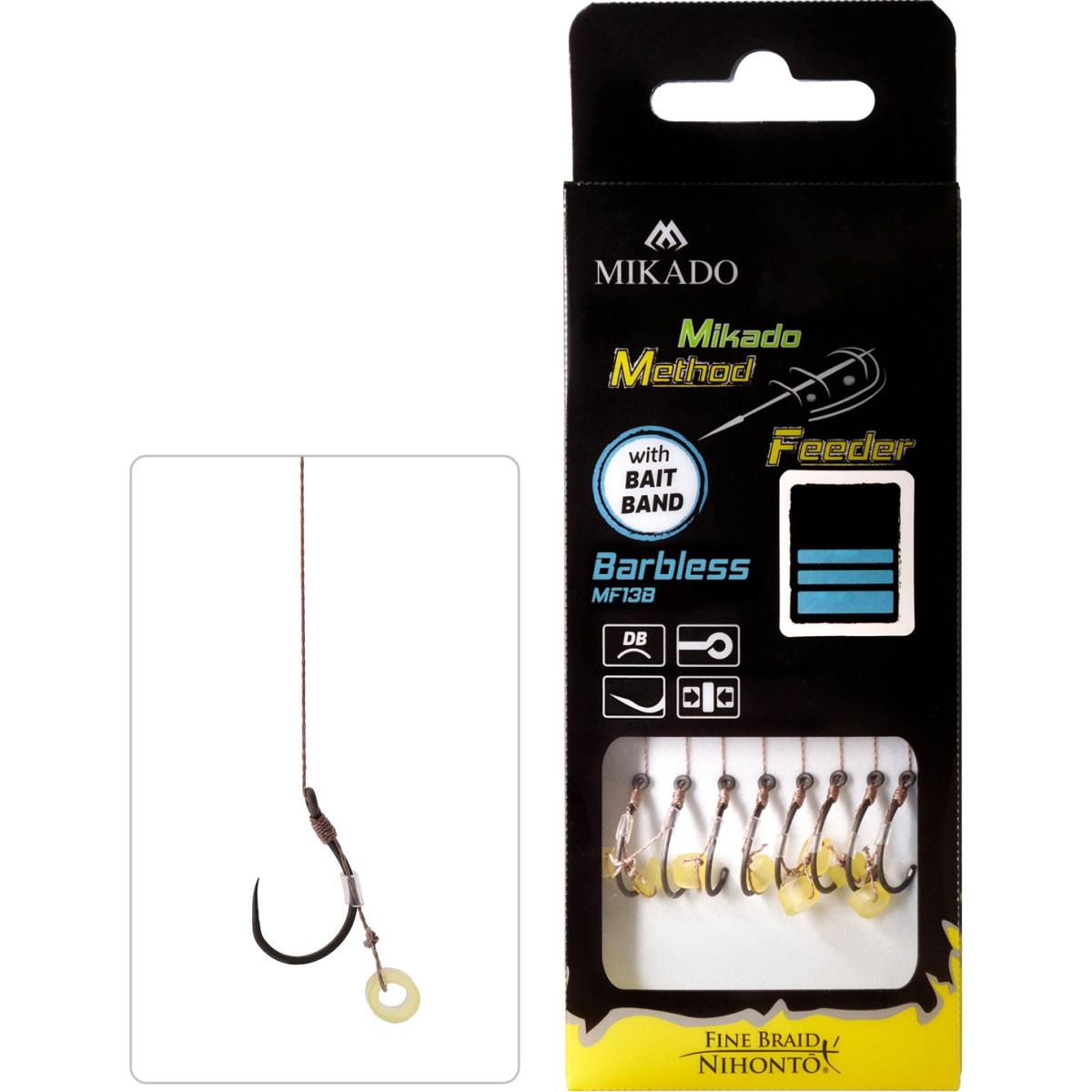 przypon-mf-z-gumka-hak-bezzadziora-plecionka-mikado