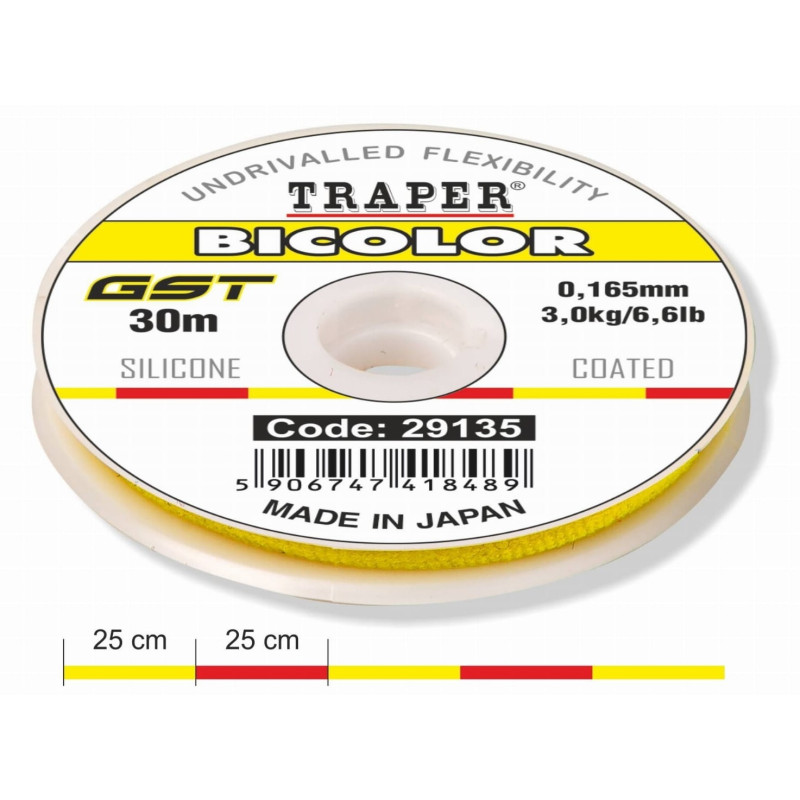 Żyłka Traper GST Bicolor 30m / 0,201mm Żyłka Traper GST Bicolor 30m / 0,201mm