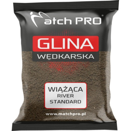 Glina wędkarska Match Pro 2kg - RIVER STANDARD wiążąca Glina wędkarska Match Pro 2kg - RIVER STANDARD wiążąca