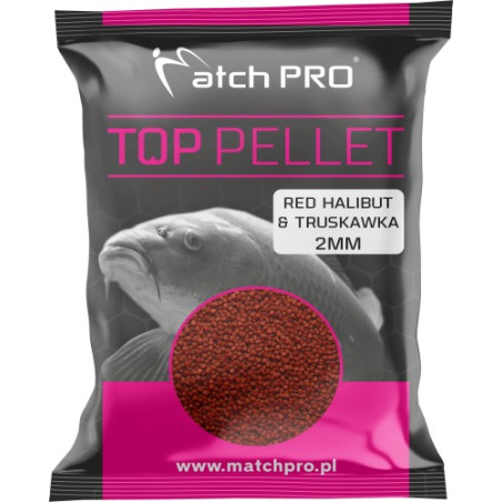 Pellet Match Pro TOP 700g - 2mm RED HALIBUT + TRUSKAWKA