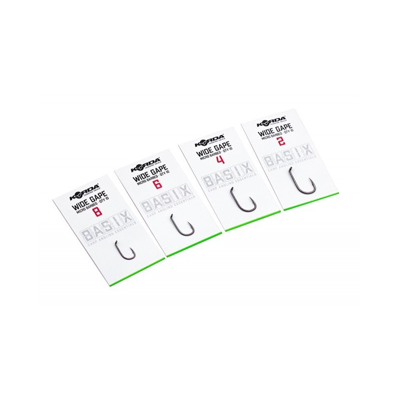 Haczyki karpiowe Korda Basix Hook Wide Gape hak 8 Haczyki karpiowe Korda Basix Hook Wide Gape hak 8