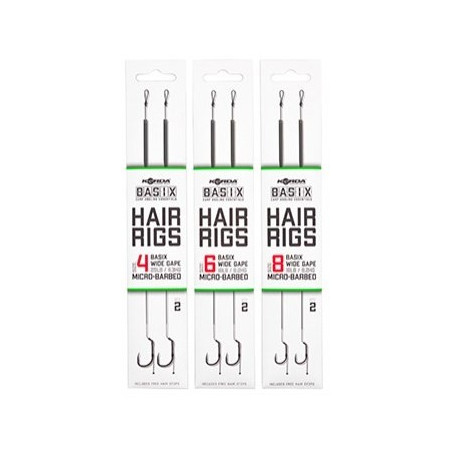 Przypon karpiowy Korda Basix Hair Rig Wide Gape roz. 4