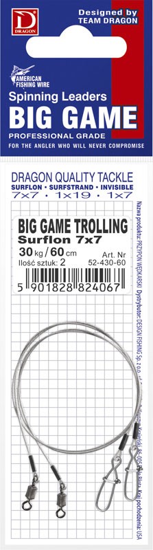 przypon-trollingowy-big-game-surflon-7x7-dragon przypon-trollingowy-big-game-surflon-7x7-dragon