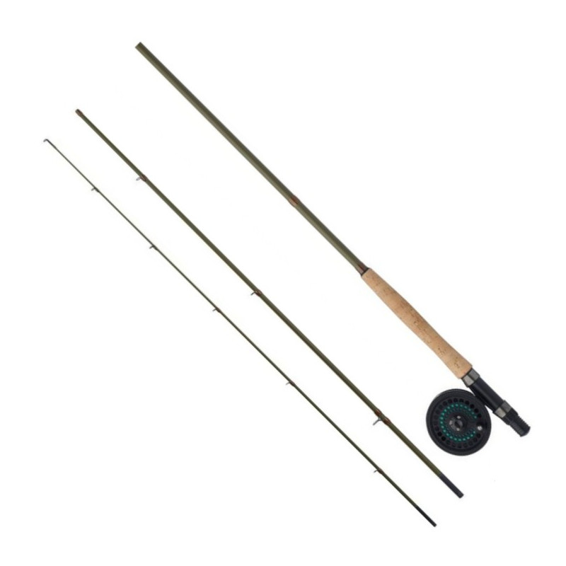 Zestaw wędka + kołowrotek muchowy + muchy Cedar Canyon Stream Fly Kit Shakespeare