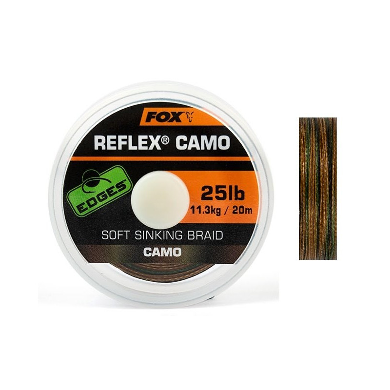 Plecionka FOX Reflex Camo Edges 20m - 20lb Plecionka FOX Reflex Camo Edges 20m - 20lb