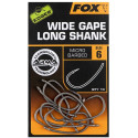 Haczyki karpiowe FOX Arma Point Super Wide Gape Long Shank Hooks Edges hak 4