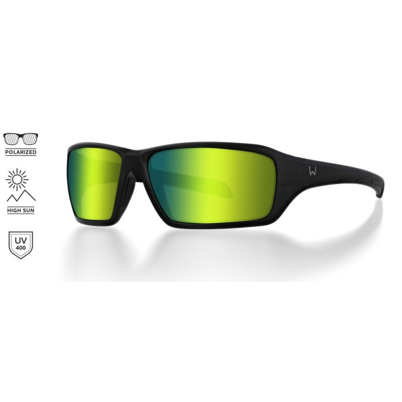 Okulary Westin W6 Sport 15 Matte Black / Green Okulary Westin W6 Sport 15 Matte Black / Green