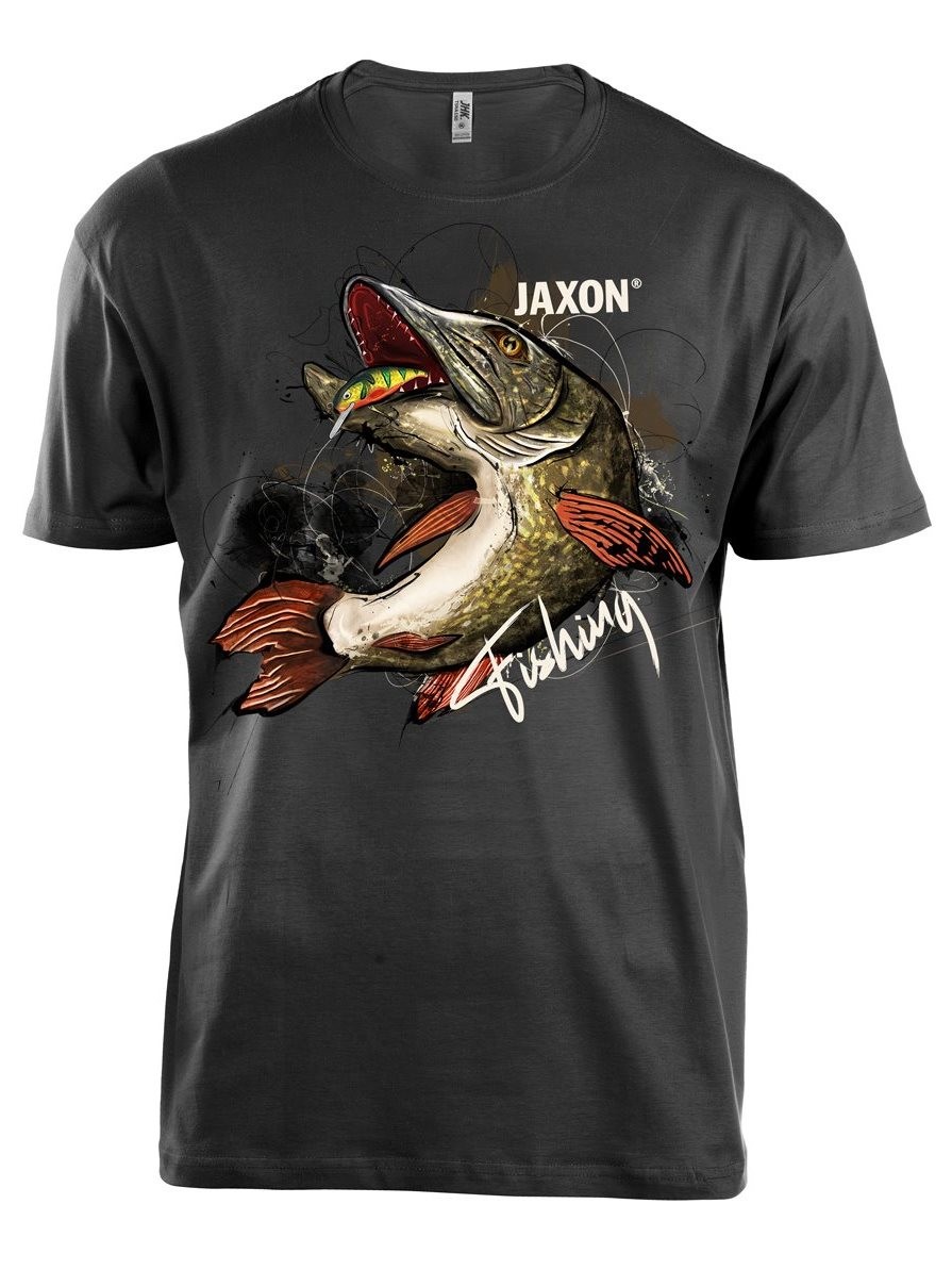 koszulka-nature-szczupak-czarna-jaxon koszulka-nature-szczupak-czarna-jaxon