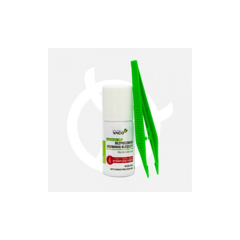 ECO Środek do bezpiecznego usuwania kleszczy z pęsetą (2w1) DV00036 VACO