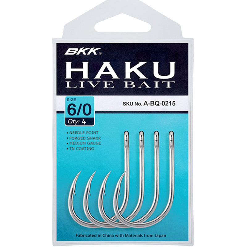 Haki sumowe Haku Livebait roz. 3/0 BKK Haki sumowe Haku Livebait roz. 3/0 BKK