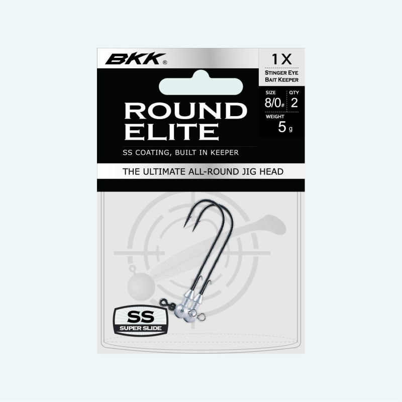 Główki jigowe Round Elite Stinger Eye 15g / 2szt. BKK Główki jigowe Round Elite Stinger Eye 15g / 2szt. BKK