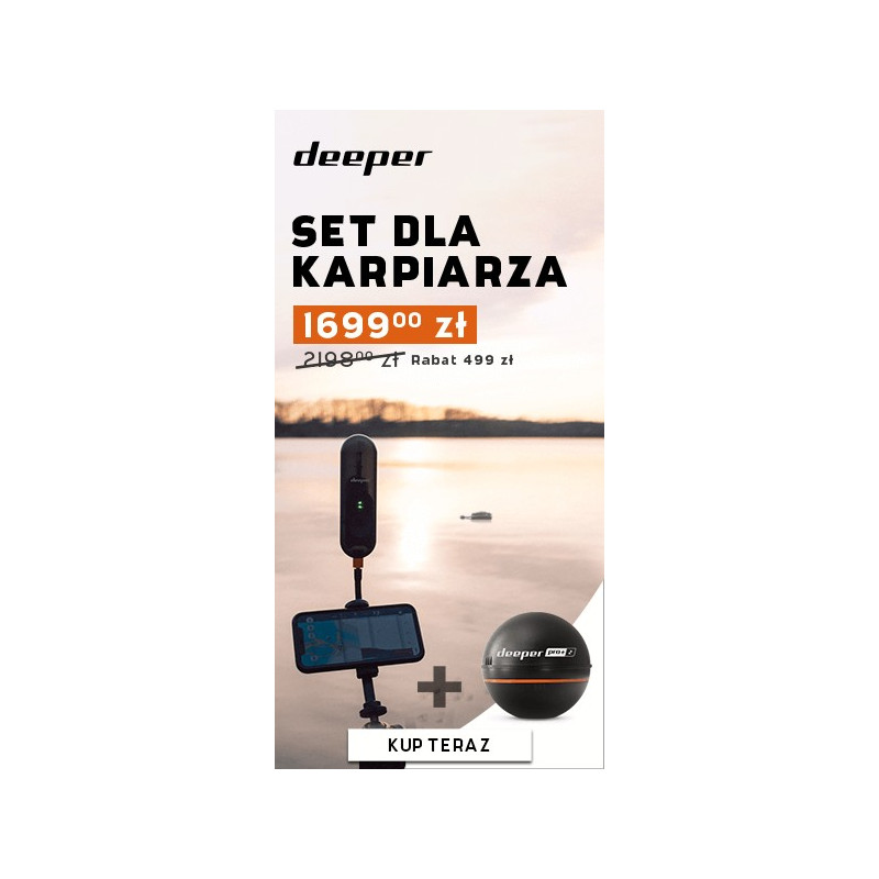 Zestaw PRO + 2 z Range Extender Kit Deeper Zestaw PRO + 2 z Range Extender Kit Deeper