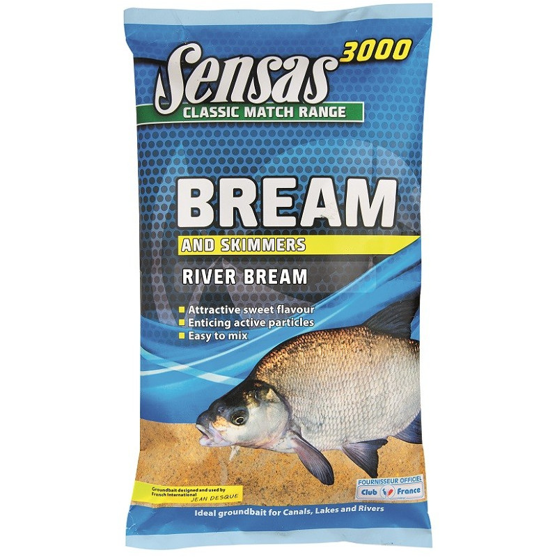 Zanęta Sensas 3000 Bream and Skimmers 1kg -duże leszcze