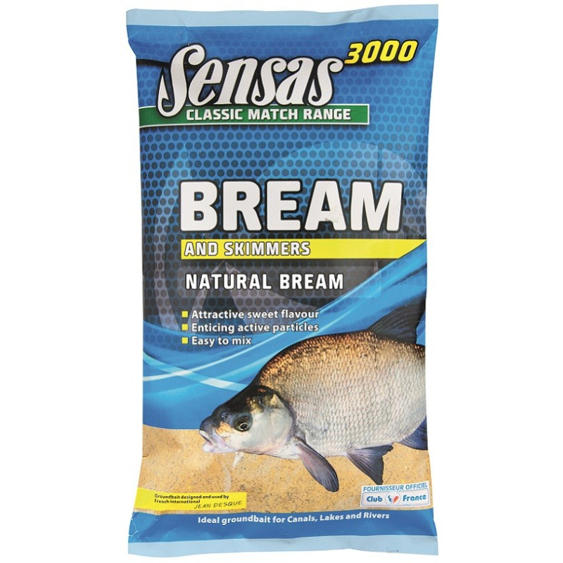 Zanęta Sensas 3000 Bream and Skimmers 1kg -duże leszcze