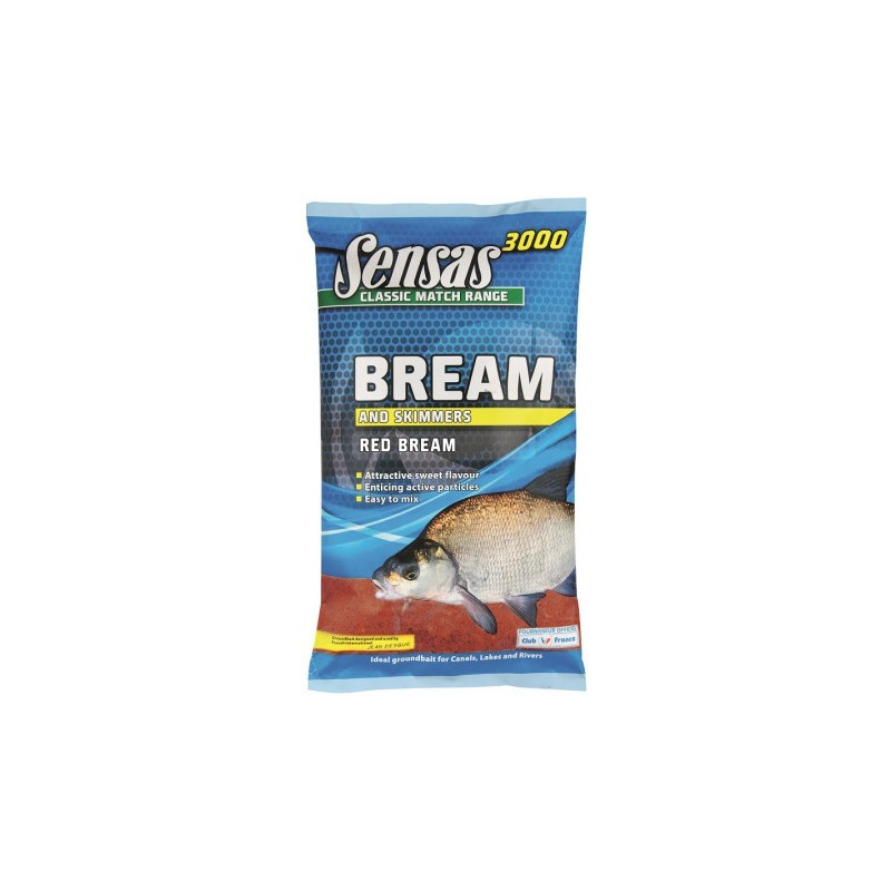 Zanęta Sensas 3000 Bream and Skimmers 1kg -duże leszcze