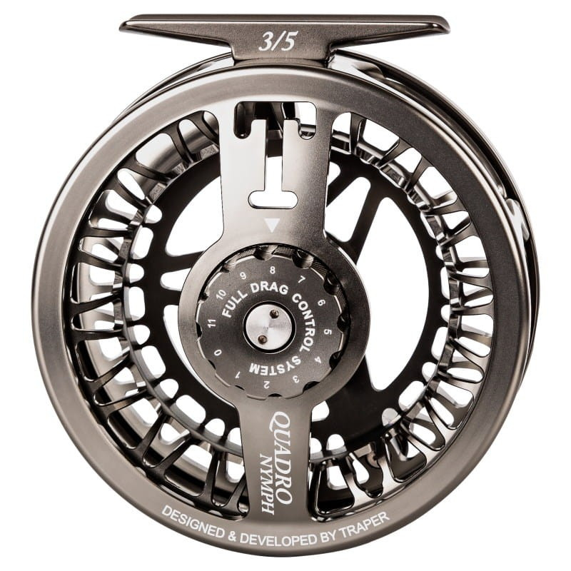 Kołowrotek Traper muchowy QUADRO NYMPH Gun Smoked 3/4