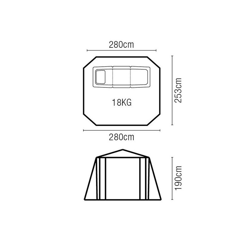 Namiot NASH Bank Life Blockhouse T1209 Namiot NASH Bank Life Blockhouse T1209