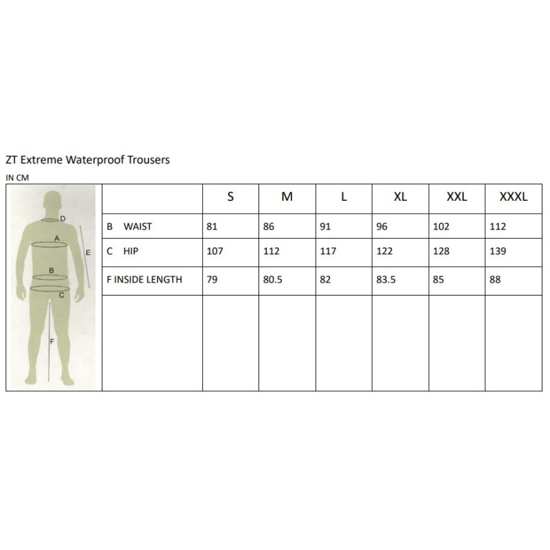 Spodnie NASH wodoodporne ZT Extreme Waterproof Trousers roz. XXL Spodnie NASH wodoodporne ZT Extreme Waterproof Trousers roz. XXL
