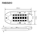 Ponton Boat Life Inflatable Rib 320 T0802 NASH