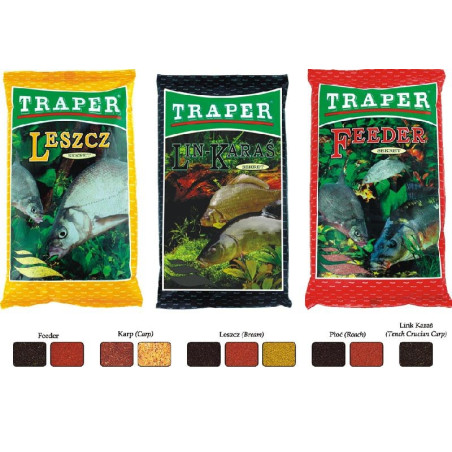Zanęta Traper Sekret 1kg - Płoć, czarny