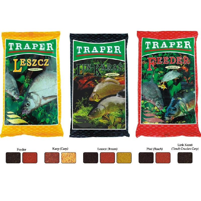 Zanęty Sekret 1kg / leszcz/ ochotka Traper Zanęty Sekret 1kg / leszcz/ ochotka Traper