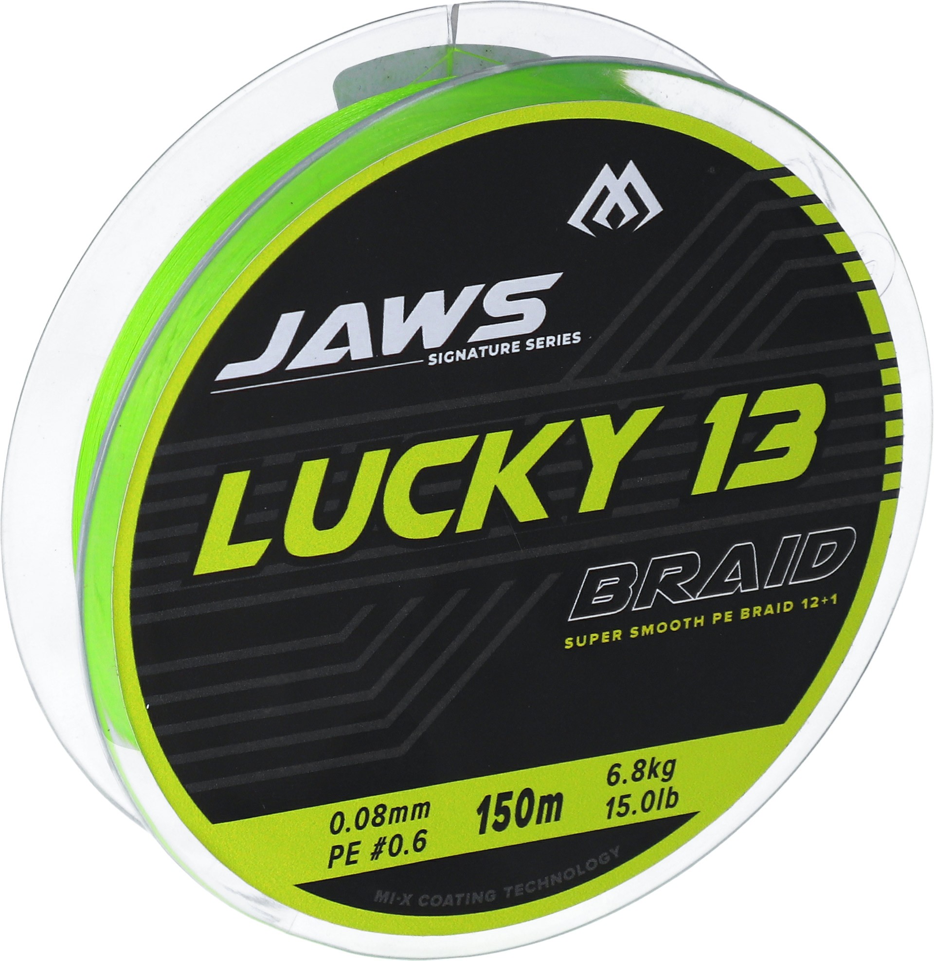plecionka-jaws-lucky-13-fluo-zielona-150m-mikado plecionka-jaws-lucky-13-fluo-zielona-150m-mikado