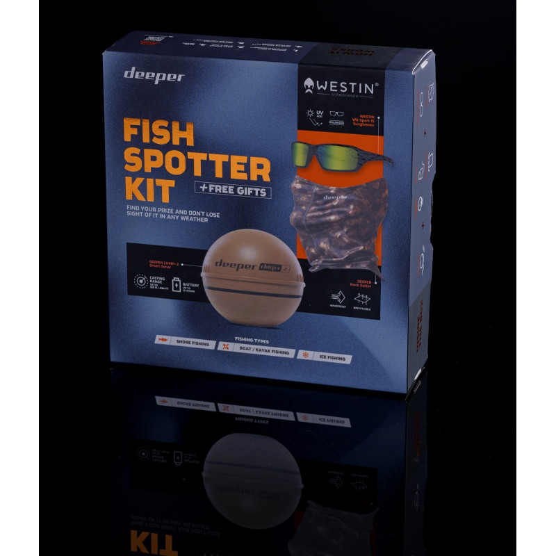 Echosonda Deeper Chirp+2 Winter Bundle 2023 + okulary GRATIS