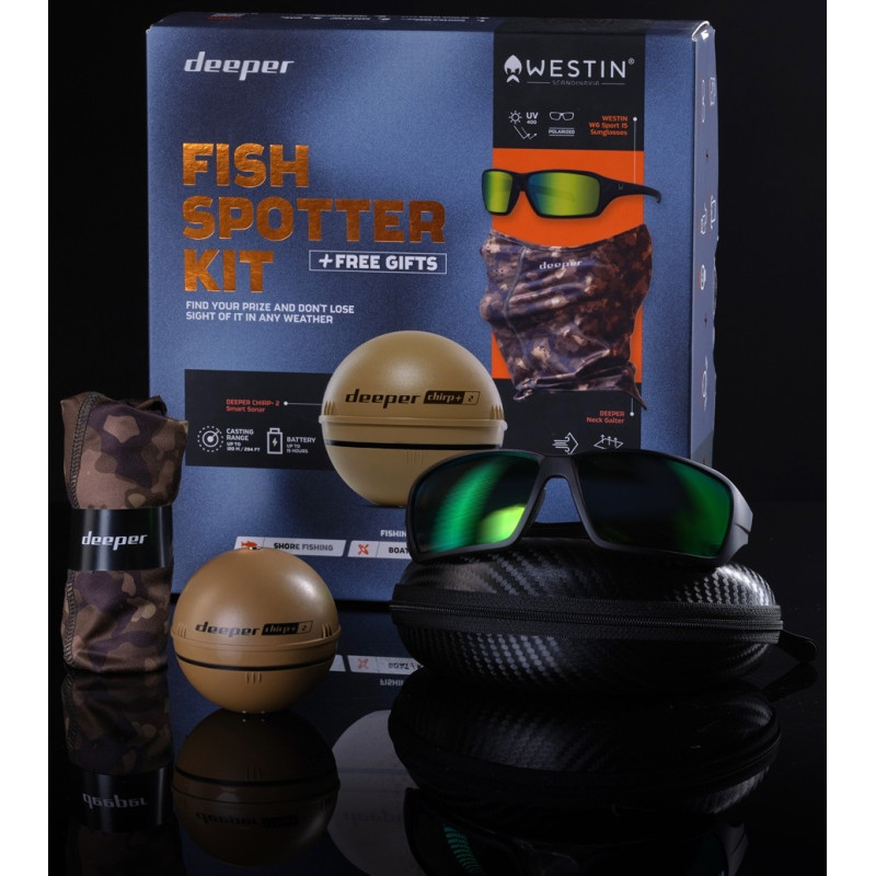 Echosonda Deeper Chirp+2 Winter Bundle 2023 + okulary GRATIS