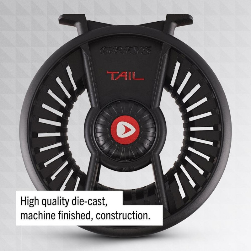 Kołowrotek Greys muchowy Tail Fly Black/Red 3/4 Kołowrotek Greys muchowy Tail Fly Black/Red 3/4