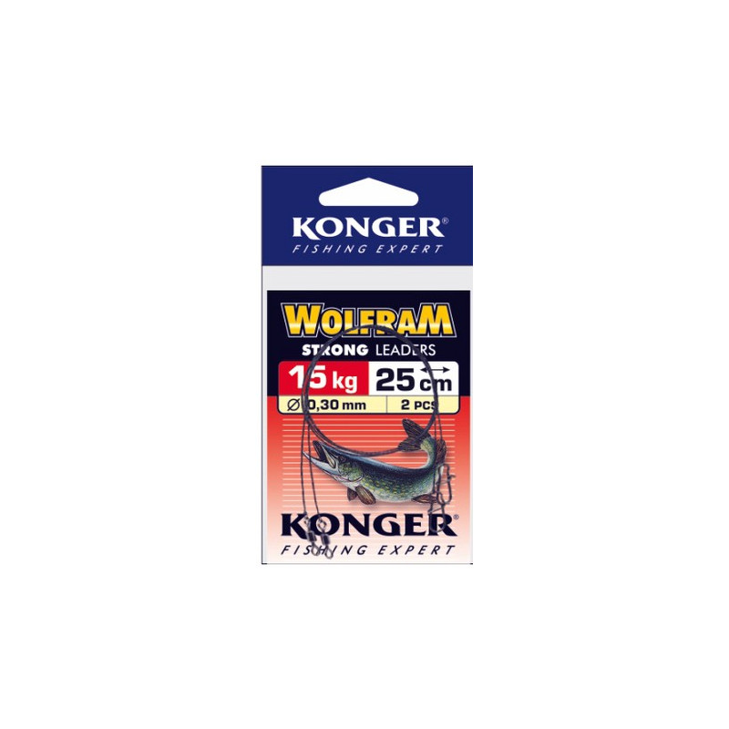 przypon-wolfram-czerwony-10-kg-konger