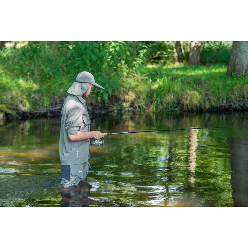 Czapka Graff wędkarska 101-CL z ochroną przeciwsłoneczną UPF30 roz. 54-56-58