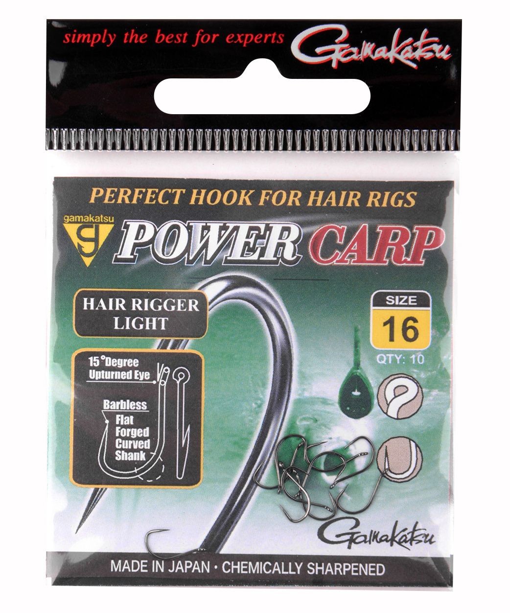 haczyki-power-carp-hair-rigger-light-gamakatsu haczyki-power-carp-hair-rigger-light-gamakatsu