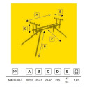 RodPod Mikado BENT POD 3 ROD AMP03-103-3 RodPod Mikado BENT POD 3 ROD AMP03-103-3